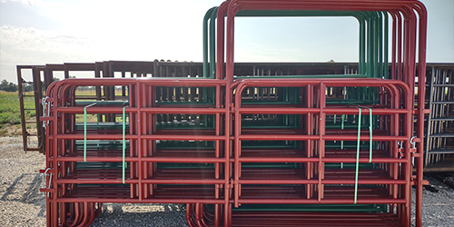 12' Econo Panel/6' Walk Thru Gate (Red or Green)
